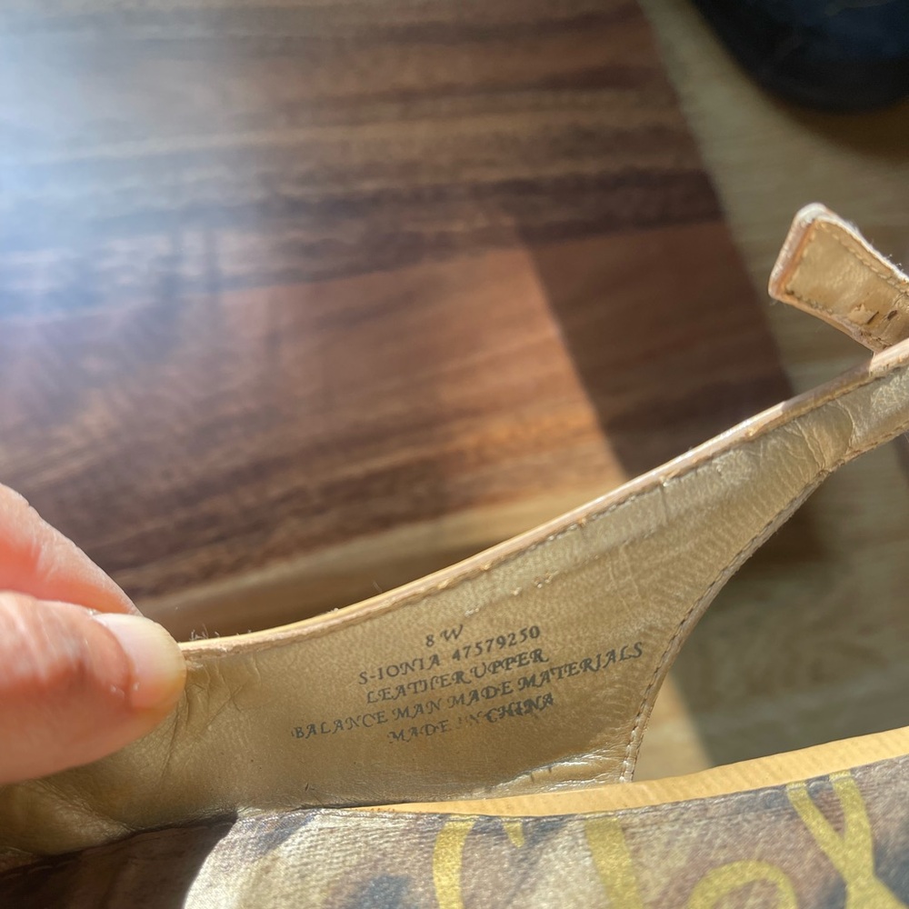 Sam Edelman Tan flat Slingbacks - Picture 5 of 7